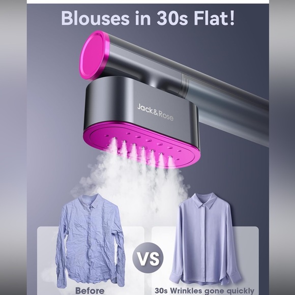 Jack & Rose Universal Travel Steamer 2 in 1 Global Voltage - Picture 4 of 8